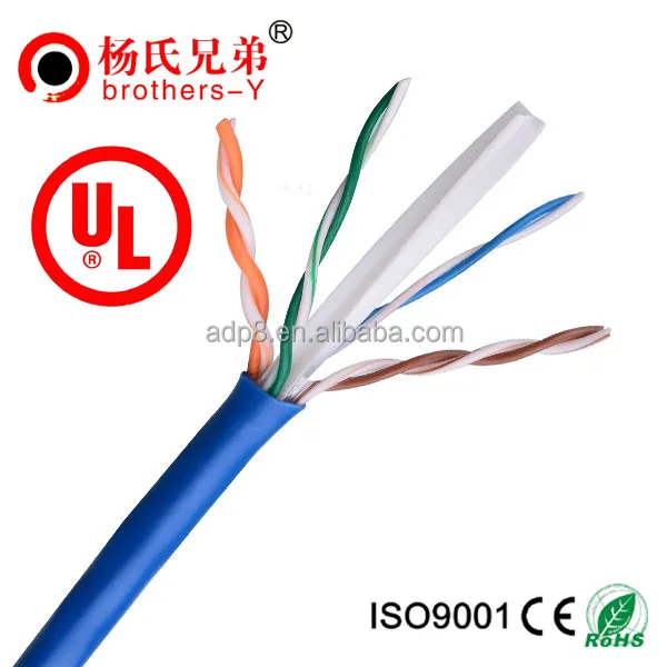  Кабель utp ftp lan для сети и камеры видеонаблюдения 23 AWG 4P помещений улицы cat6