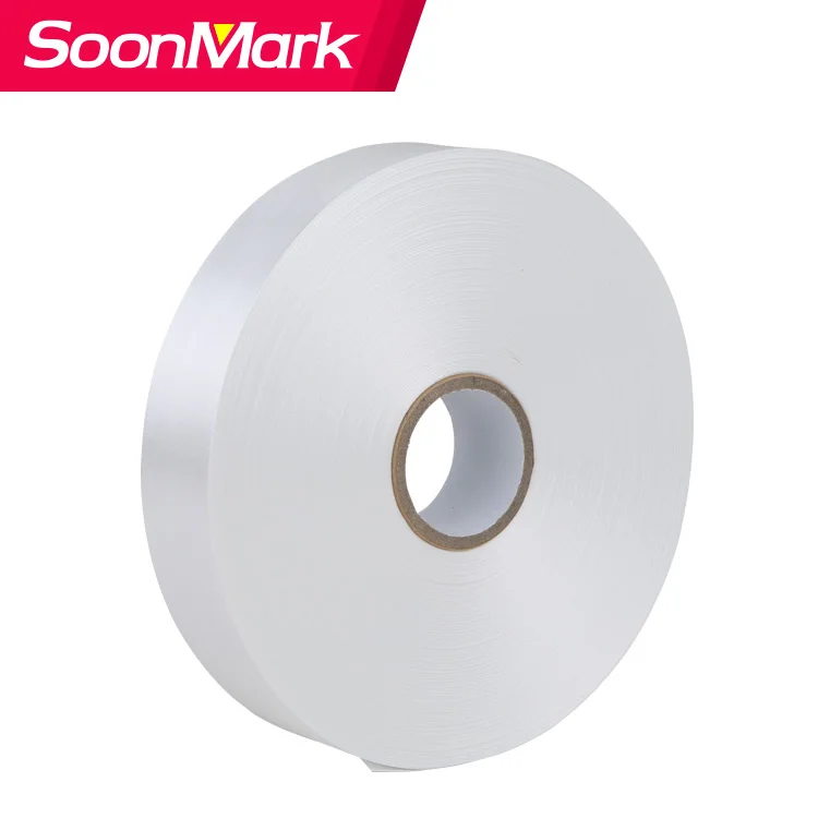 Wash satin ribbon polyester satin clothing labels roll Satin washing care labels