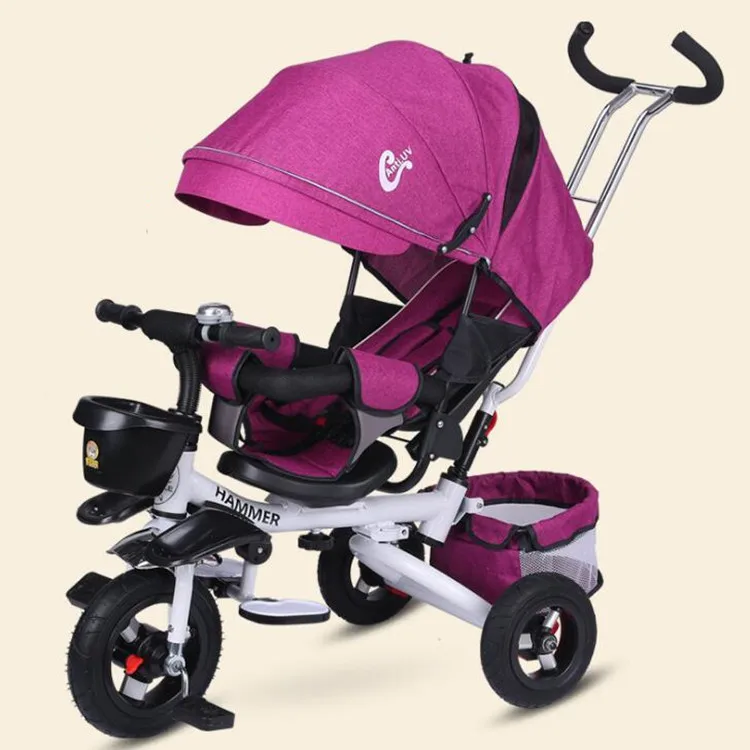 Kids Tricycle with wagon / Stroller Baby Pram Tricycle / Children tricycle With CE