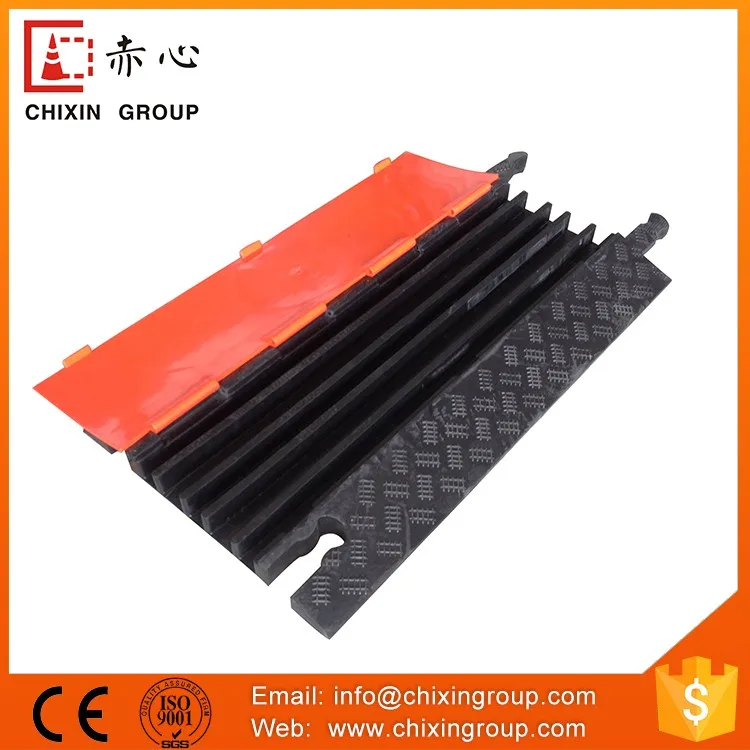 Special Design Five Channels Cable with Rubber Ramp, Cable Speed Hump