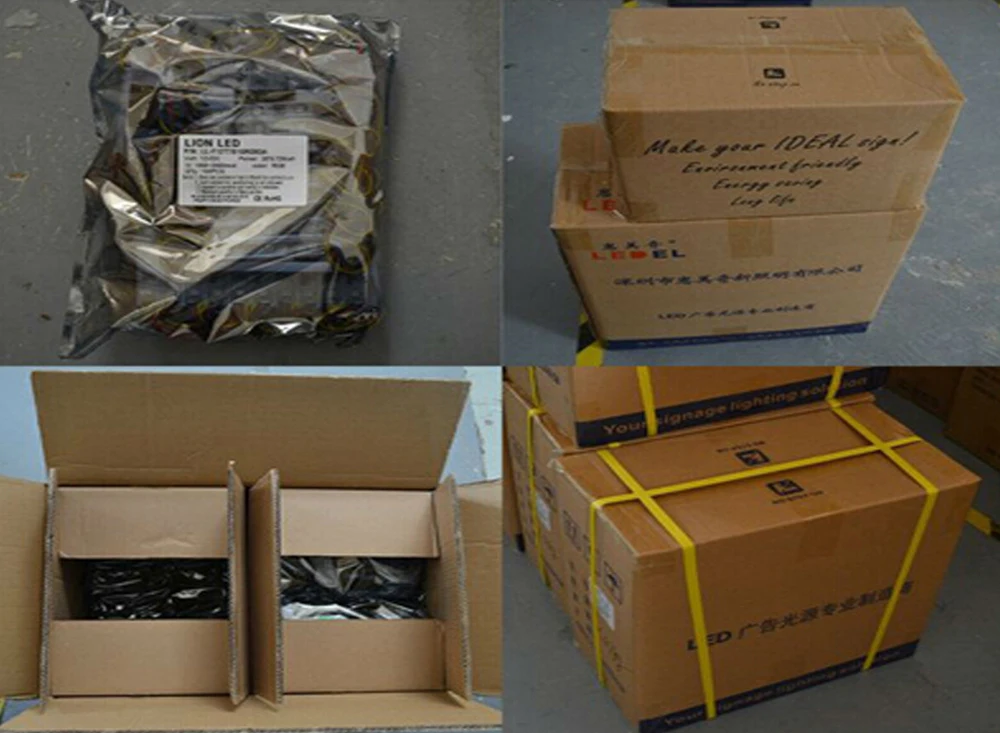 
cul approved led lights for lightbox signs,1.2w 12v 120LM 3 led per module ip65 