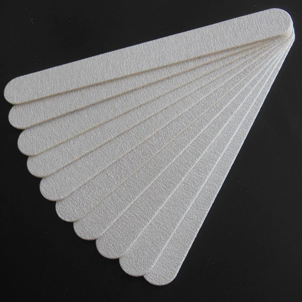 zebra wood nail file wooden emery board 100/180