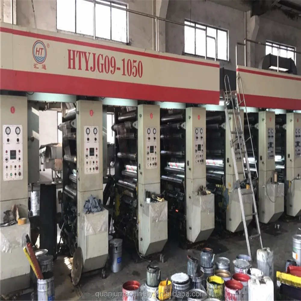 BOPP PVC High Speed Used Rotogravure Printing Machine price