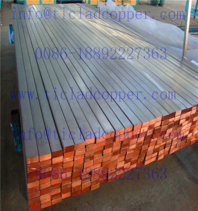Медный плакированный стальной стержень/стальной плакированный медный стержень/титановый облицовочный металл