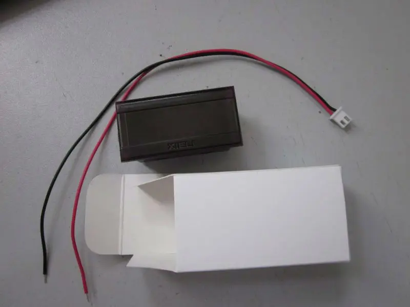 2 wires connection digital LED display small 100v dc volt meter