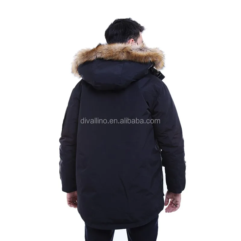 2020 Direct Factory of Fur Trim Down-Filled Parka and Winter Coat for Men