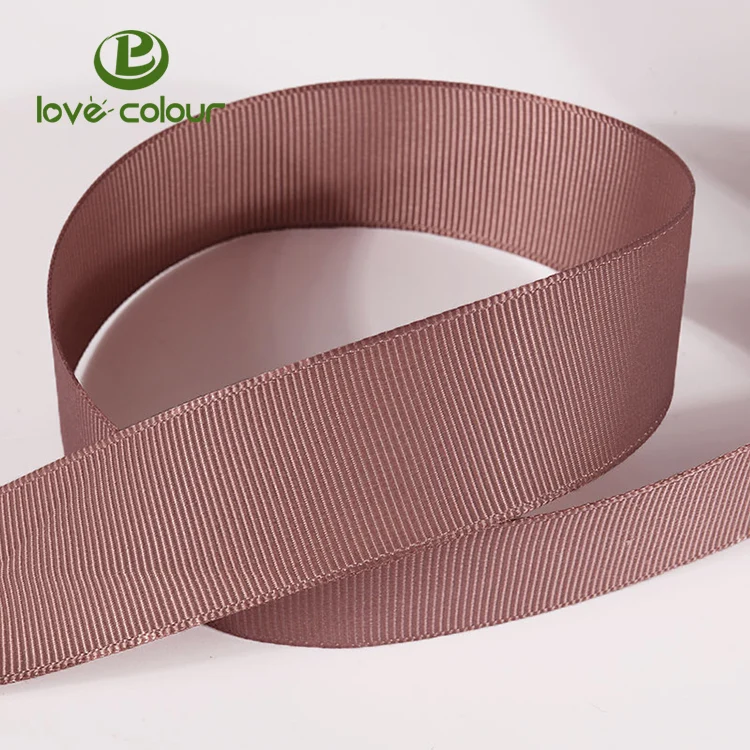 
Factory direct sale polyester printing grosgrain ribbons with custom logo 