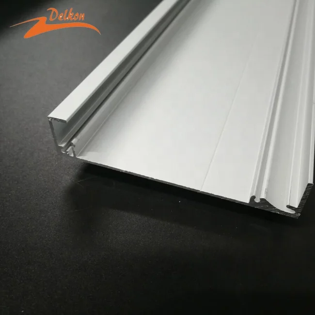 80*16mm Wall Foot Line LED Drywall Aluminum Profile Skirting Board  for Residential and Commercial Occasions