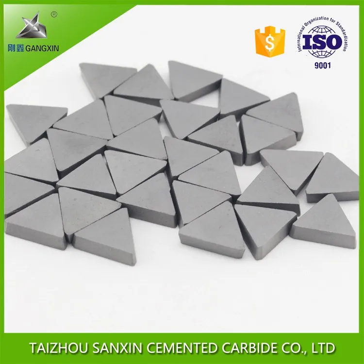 P30 carbide 3/4 triangle tungsten carbide tips milling tips blank sanxin