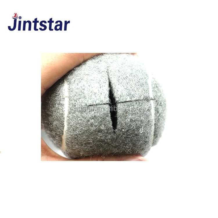 Jintstar colorful wool pre-cut walker tennis ball for chairs
