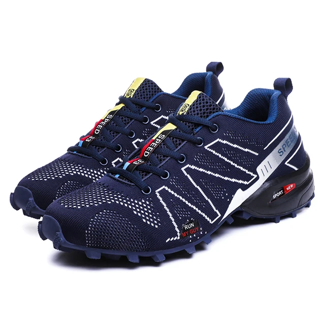 
Wholesale men casual sport fashion Flying woven non-slip outdoor high quality shoes 