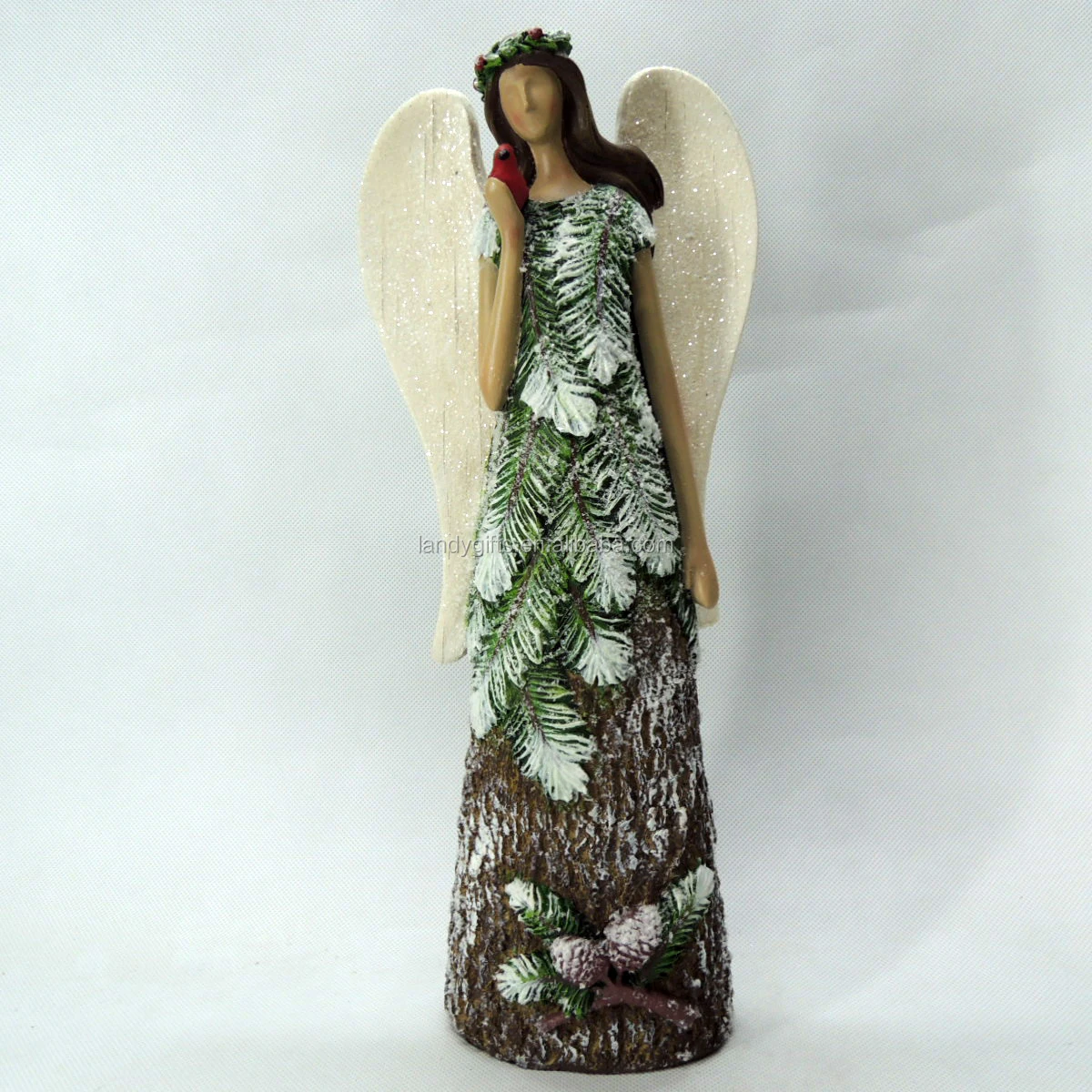 
Fashionable Faceless Forest Angel Figurines Resin,8-Inch 
