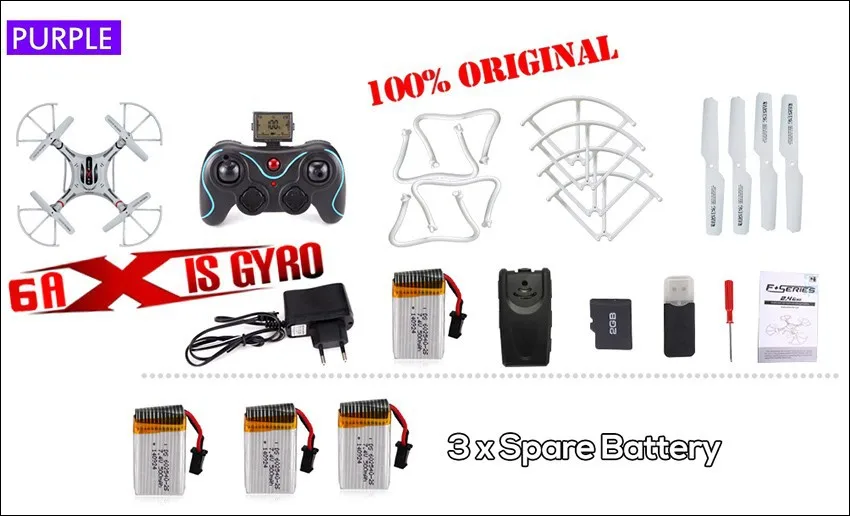 DFD CHASER F183 4CH 2.4GHz R/C Quadcopter Rc Drone Wth Camera 6-Axis Gyro /