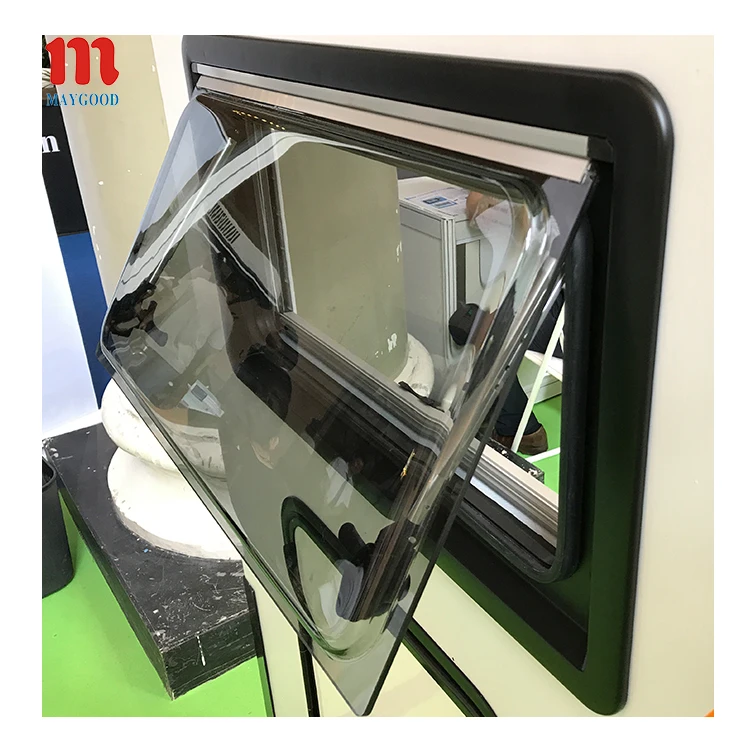 rv caravan motorhome parts right angle  hinge window 1450x550mm