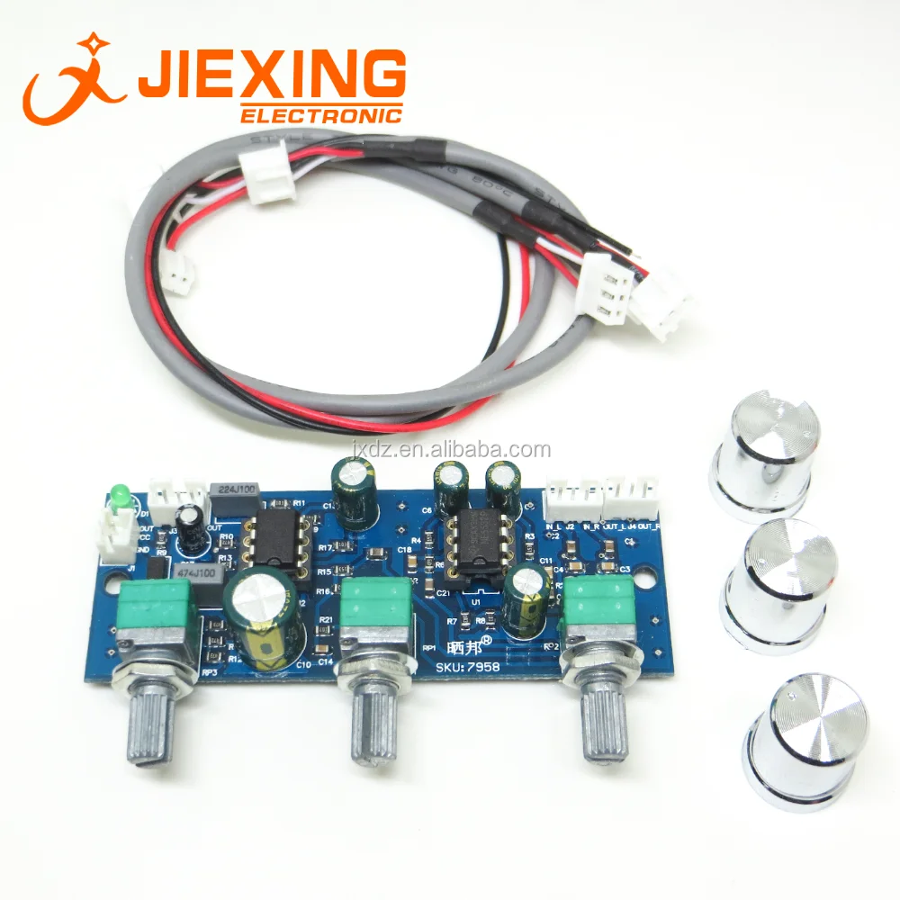 2.1 channel preamp board low pass filter board subwoofer board single power amplifier module