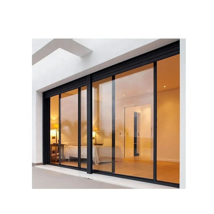 Luxury Hotel Entry Entrance Automatic Sliding Door Glass Cardboard Chinese Stainless Steel Aluminum Alloy Thermal Insulation