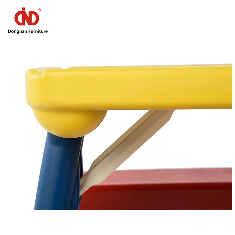 Plastic Kids Study Table and Chairs Hot Selling Safe Kindergarten Dining Folding 1 Set 30-45 Days 11KG/13KG Contemporary