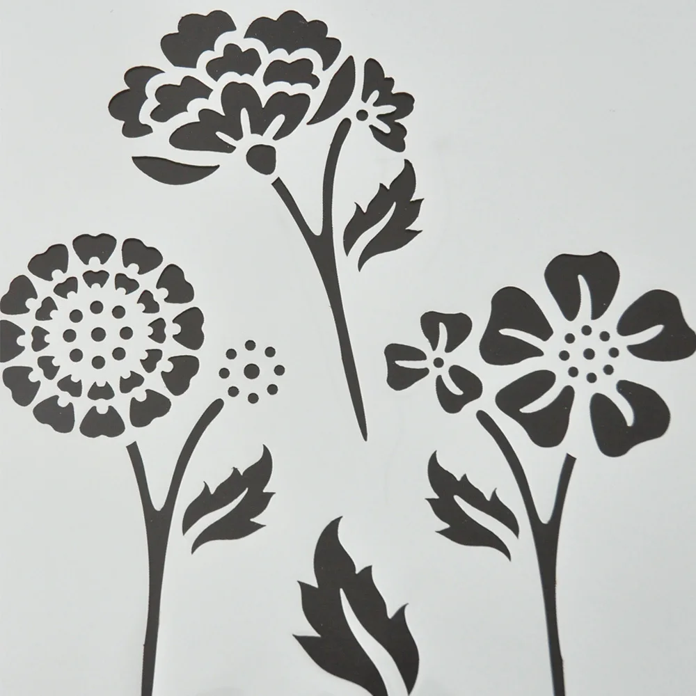 New design customized China white PP Wall Stencil