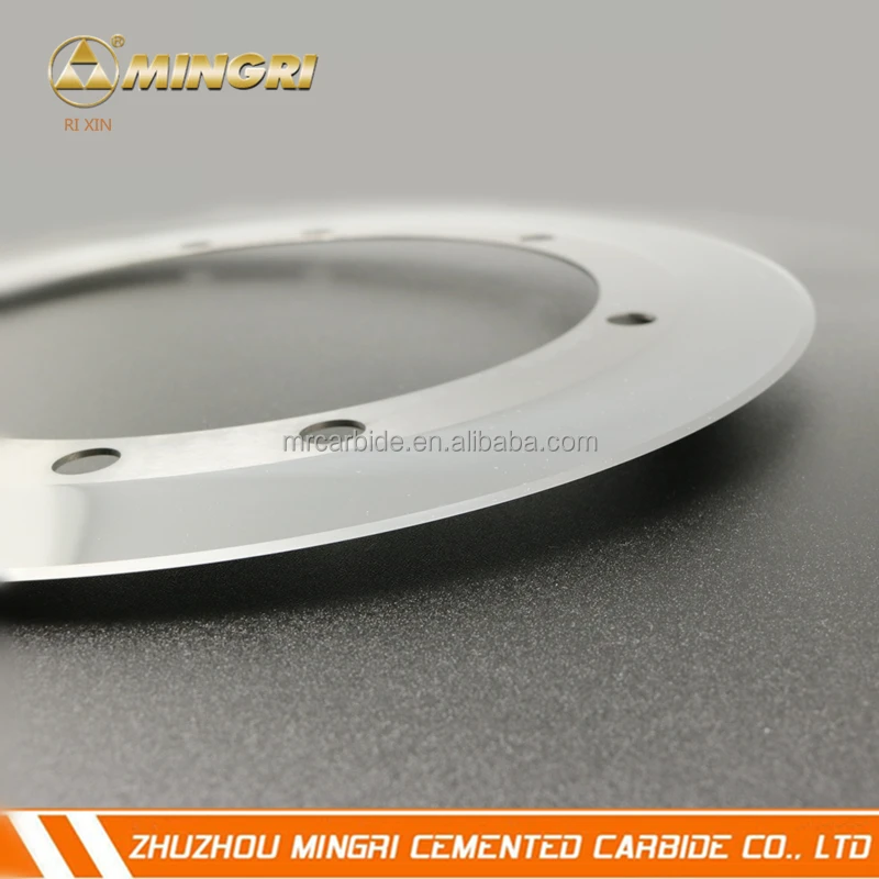 Carbide corrugated cardboard slitting blade carton machinery knife