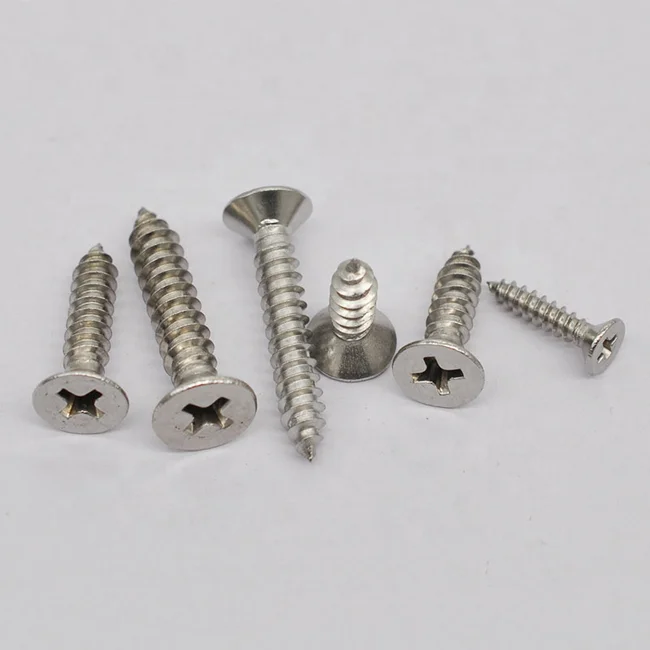 Phillips stainless steel countersunk flat head self tapping Screw drilling screw M3