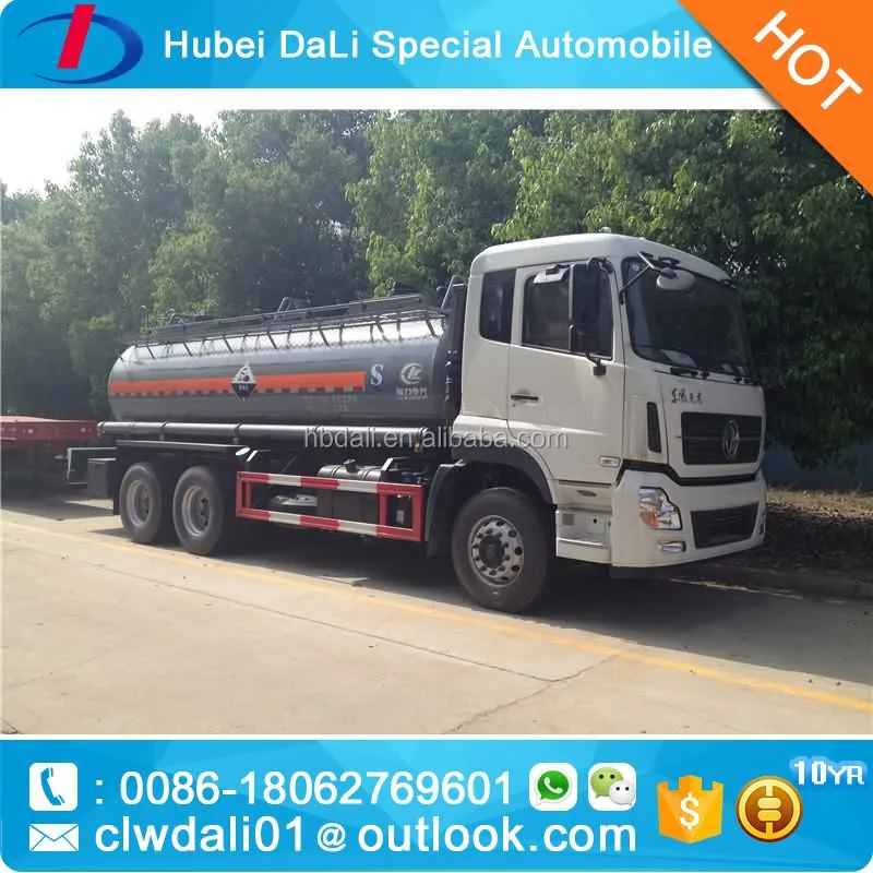 15MT tank truck for caustic soda sodium hypochlorite ammonia water