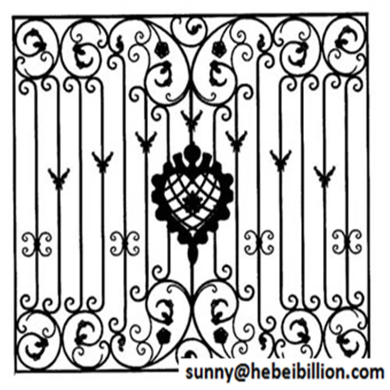 wrought iron window