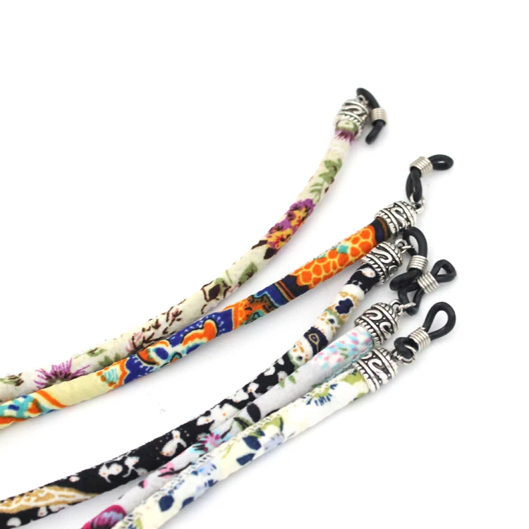 6mm Fashion Glasses rope for Cotton Printed cotton cloth glasses rope