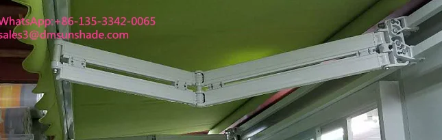 Heavy duty large size projection 6M Aluminum retractable awning for shop