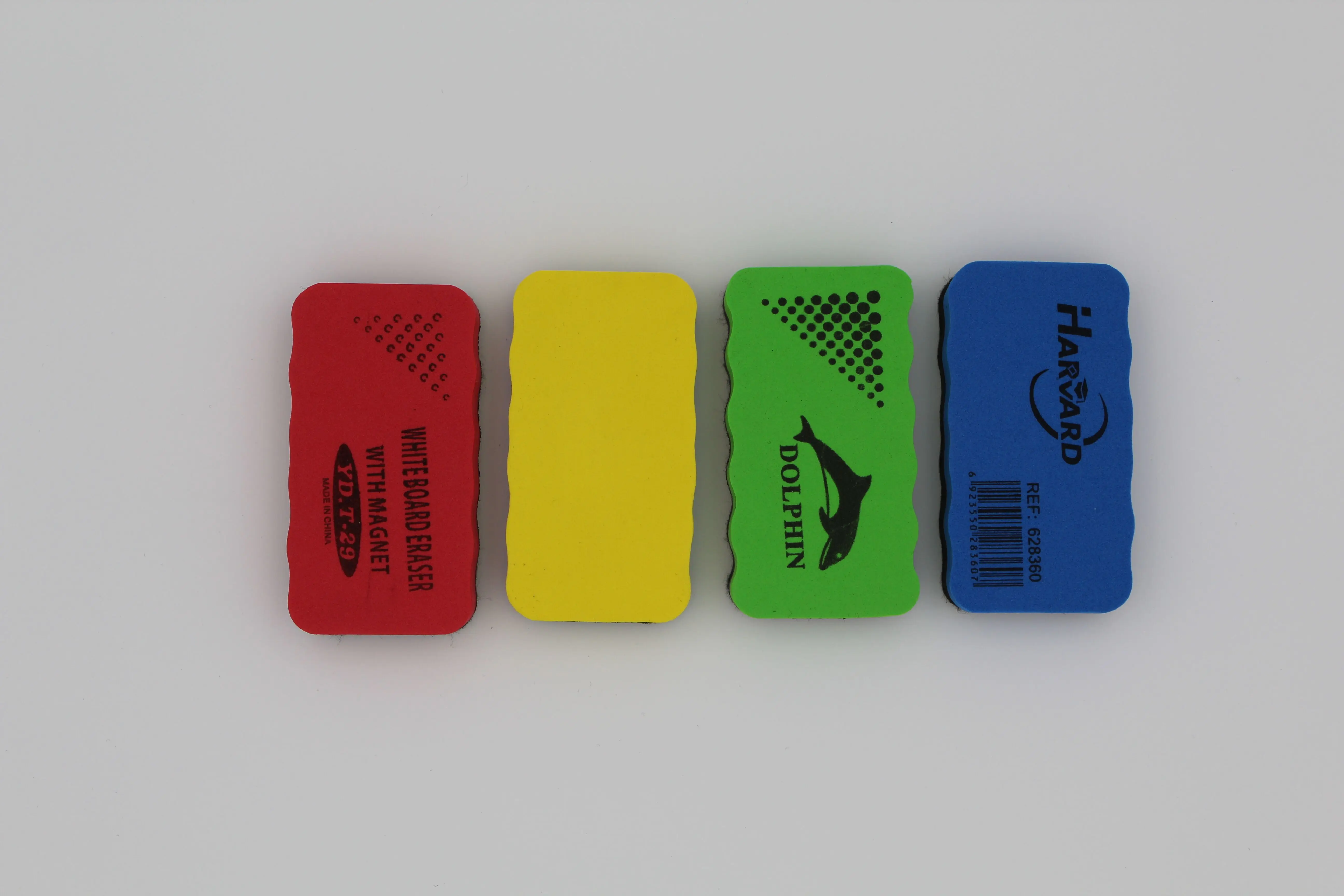 
Custom logo different design printed soft handfeeling easy clean effect EVA whiteboard eraser 