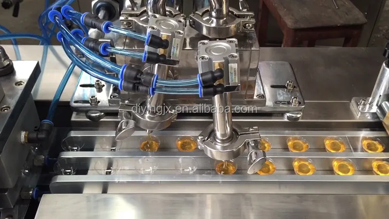 10-33pcs/min Packing 10g,15g,20g Small Automatic Honey Jam Butter Blister Packing Machine