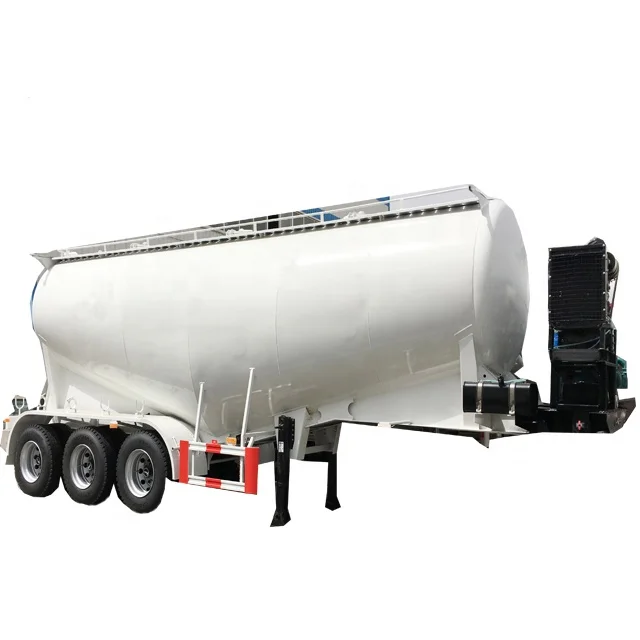 60 CBM 75 Ton Semi Trailer Cement Silo For Africa Market