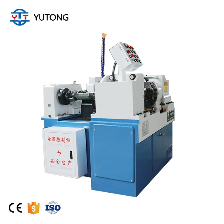 steel rebar rolling machine hydraulic spline milling machine with thread rolling dies threaded rod making machine