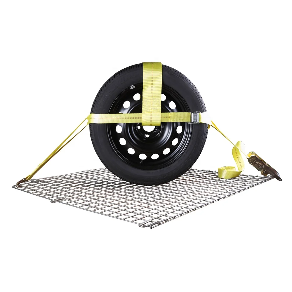 2 inch car motorbike motorcycle tyre wheel ratchet tie down lashing tire strap with single j hook