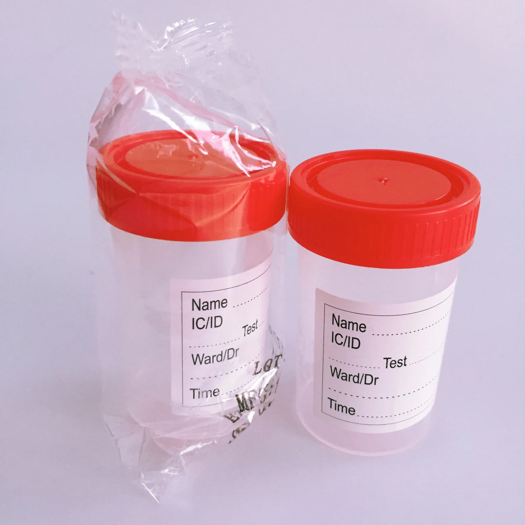 Wholesale Sterile Urine Cup / Specimen Container With Sticker