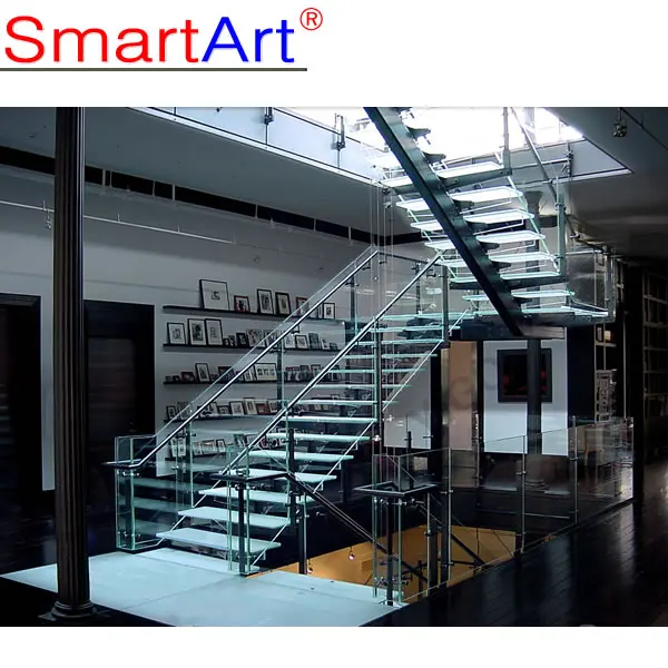 mono stringer LED staircase design