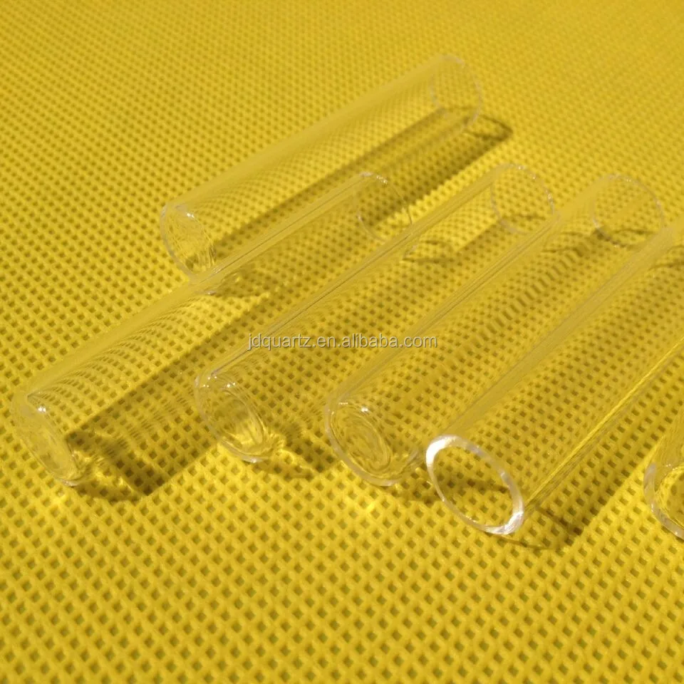 Clear Fused Quartz Tube ( One End Closed )