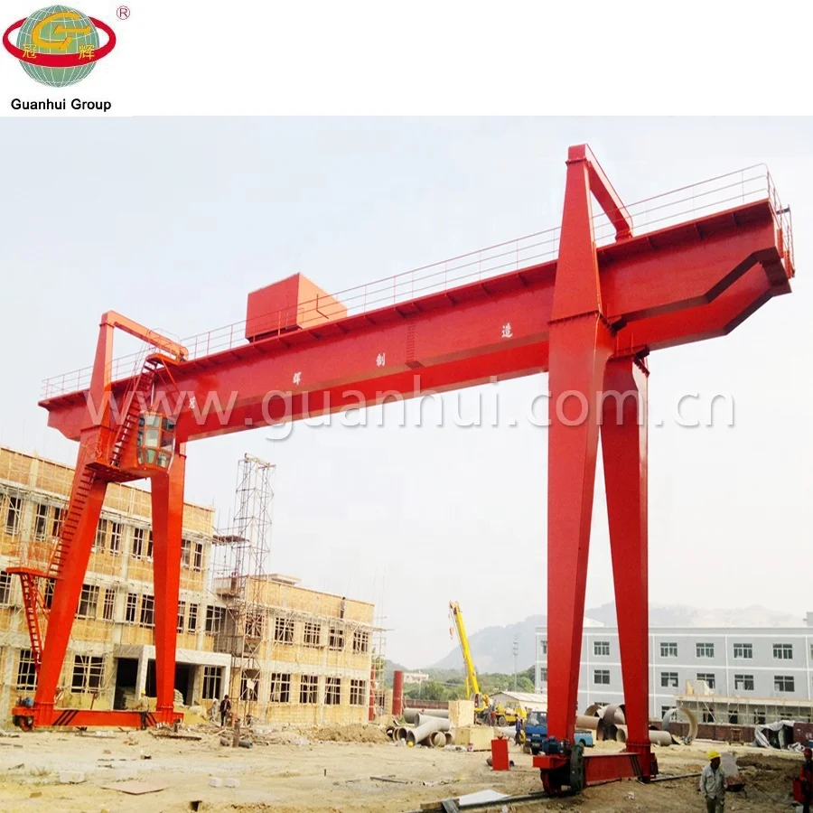 
heavy duty a-frame gantry crane with hoist trolley 