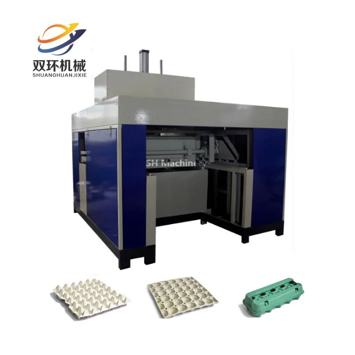 Машина для производства одноразовых промышленных упаковочных лотков для бумажной целлюлозы