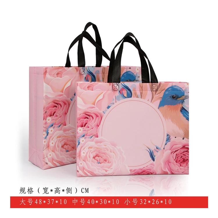 
Offer custom print laminated ultrasonic non woven packaging bag in stock 