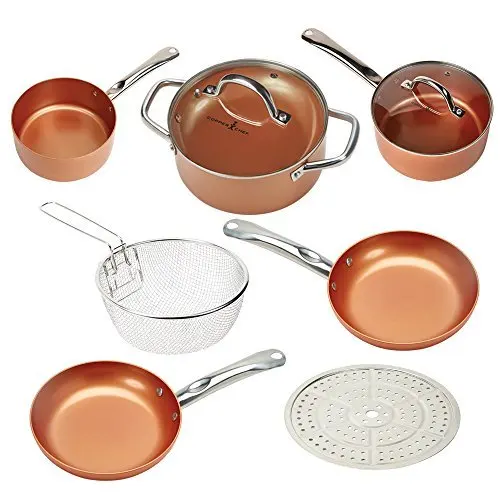 Combination Household Kitchen Utensils Colorful Kitchen Wares Wholesale Non Stick Cookware Sets