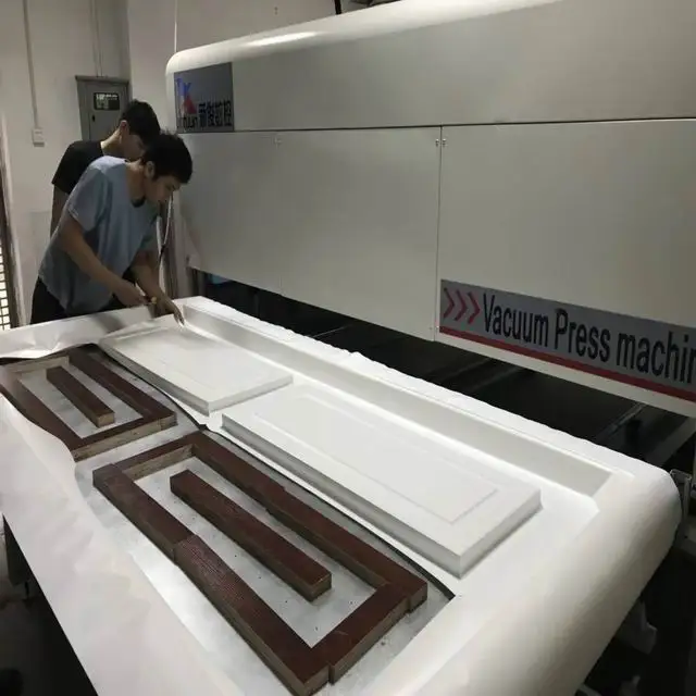 
Wood Door PVC Foil Laminating Hot Vacuum Membrane Forming Press Machine 