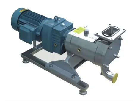 BOAO  Food grade stainless steel Rotary Lobe Pump for medicine with hoper control box