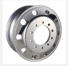 24.5*8.25 PCD335 Polished Truck Aluminum wheel
