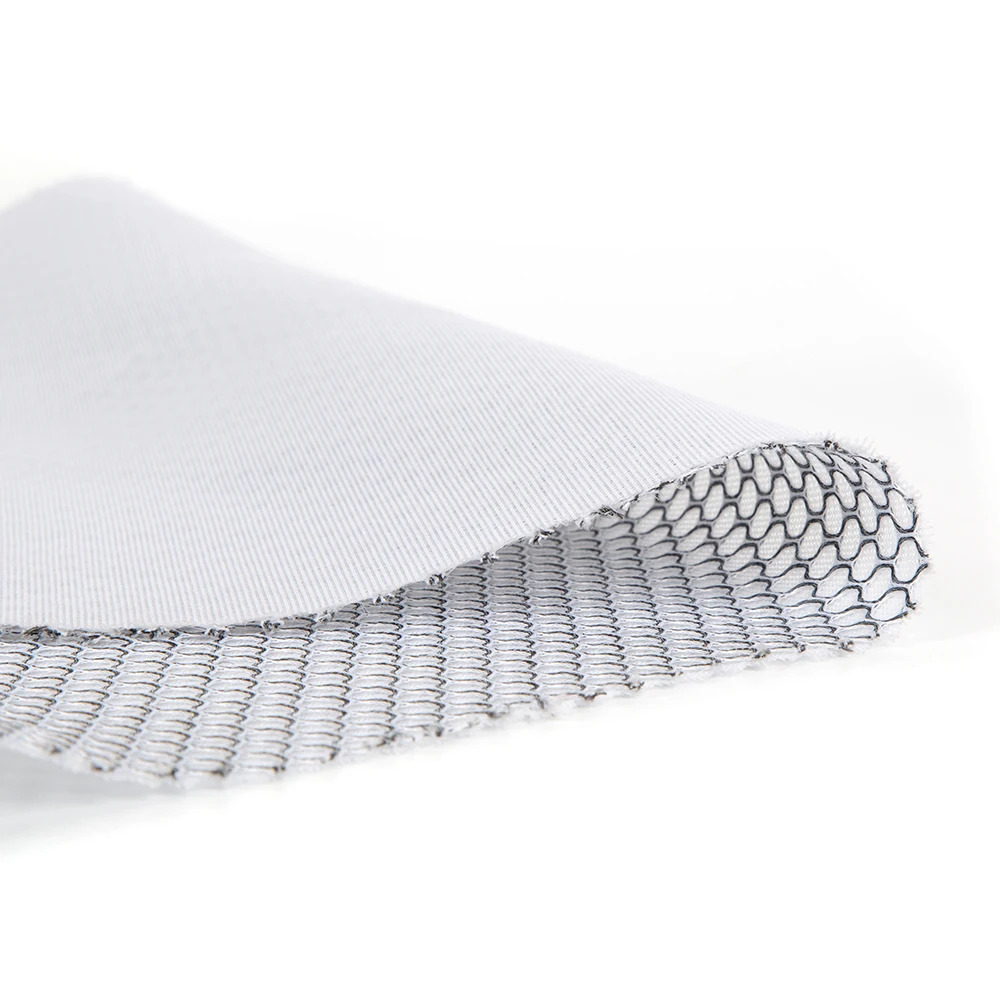 
HH-002 100% polyester sandwich stretch deck chair mesh fabric sports shoe making material 