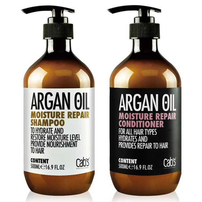 OEM Private Label Professional Salon High Quality Moroccan Argan Oil Shampoo And Conditioner Hair Care Treatment Products