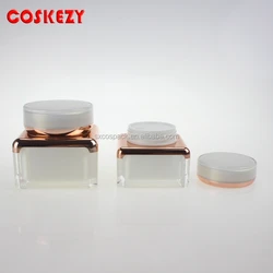 Square 30g 50g Acrylic Cream Jar, JA510 Skin Care Cosmetic Jar