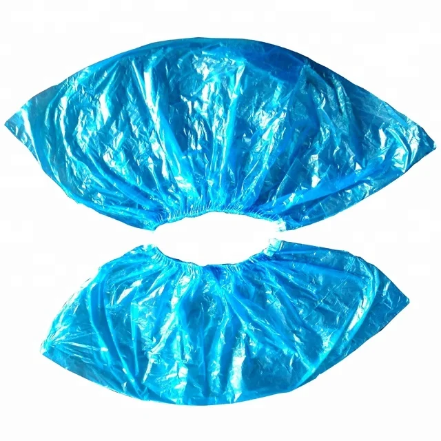 Wholesale disposable pe plastic waterproof shoe cover