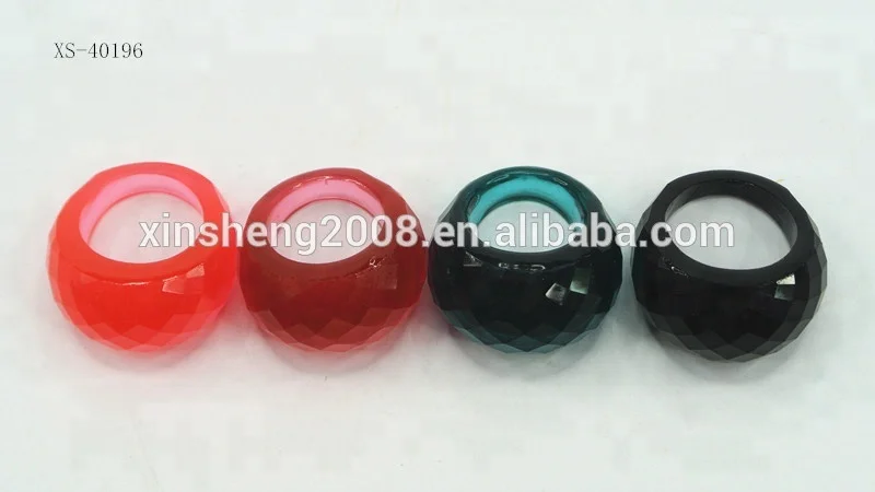 
Hot Sale Custom Finger Ring Resin Ring Resin Turquoise Ring 