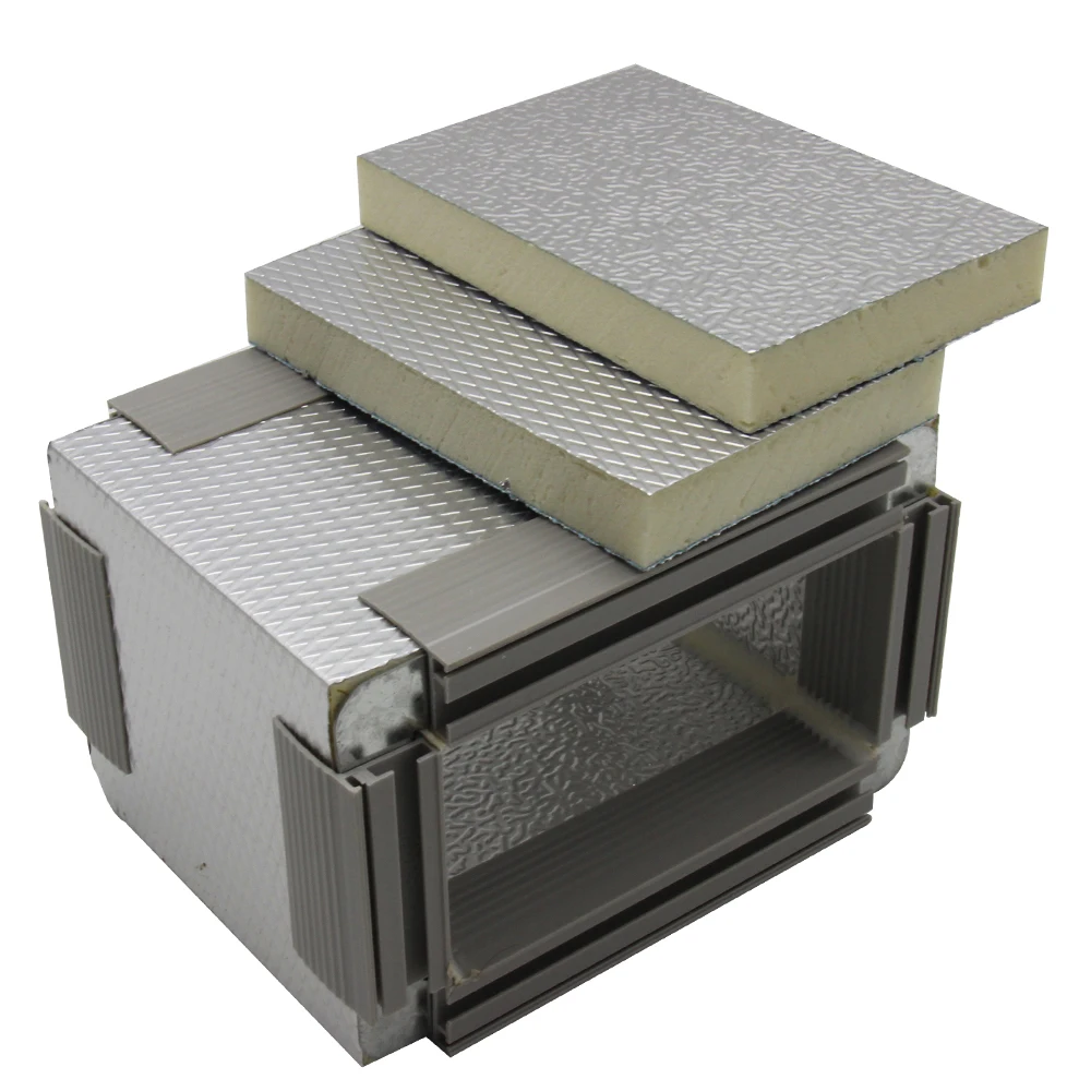 PIR Pre-insulated Duct Panel for Air Duct With Aluminum Foil