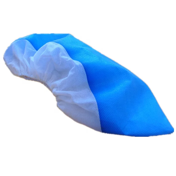 
Disposable waterproof CPE+PP non-woven shoe cover 